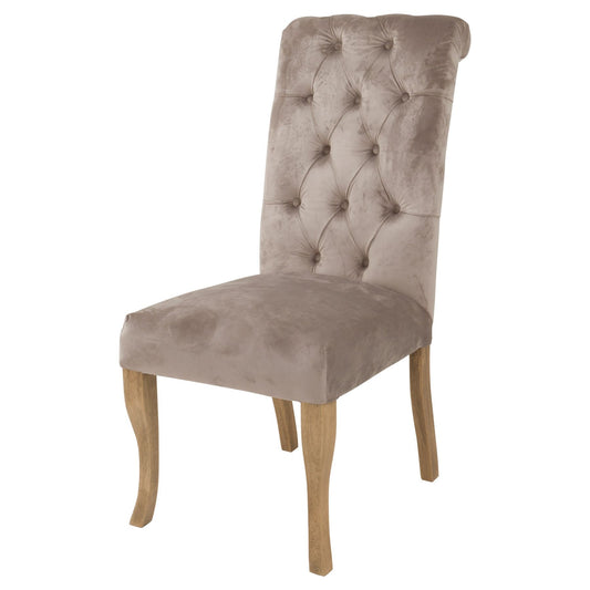 Chelsea Roll Top Dining Chair - Casa Bettini